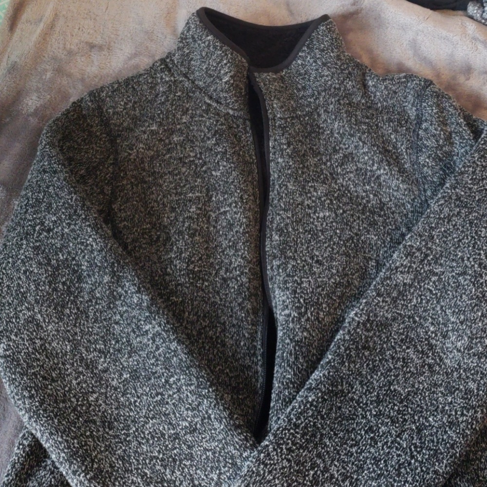 Fur-lined coat